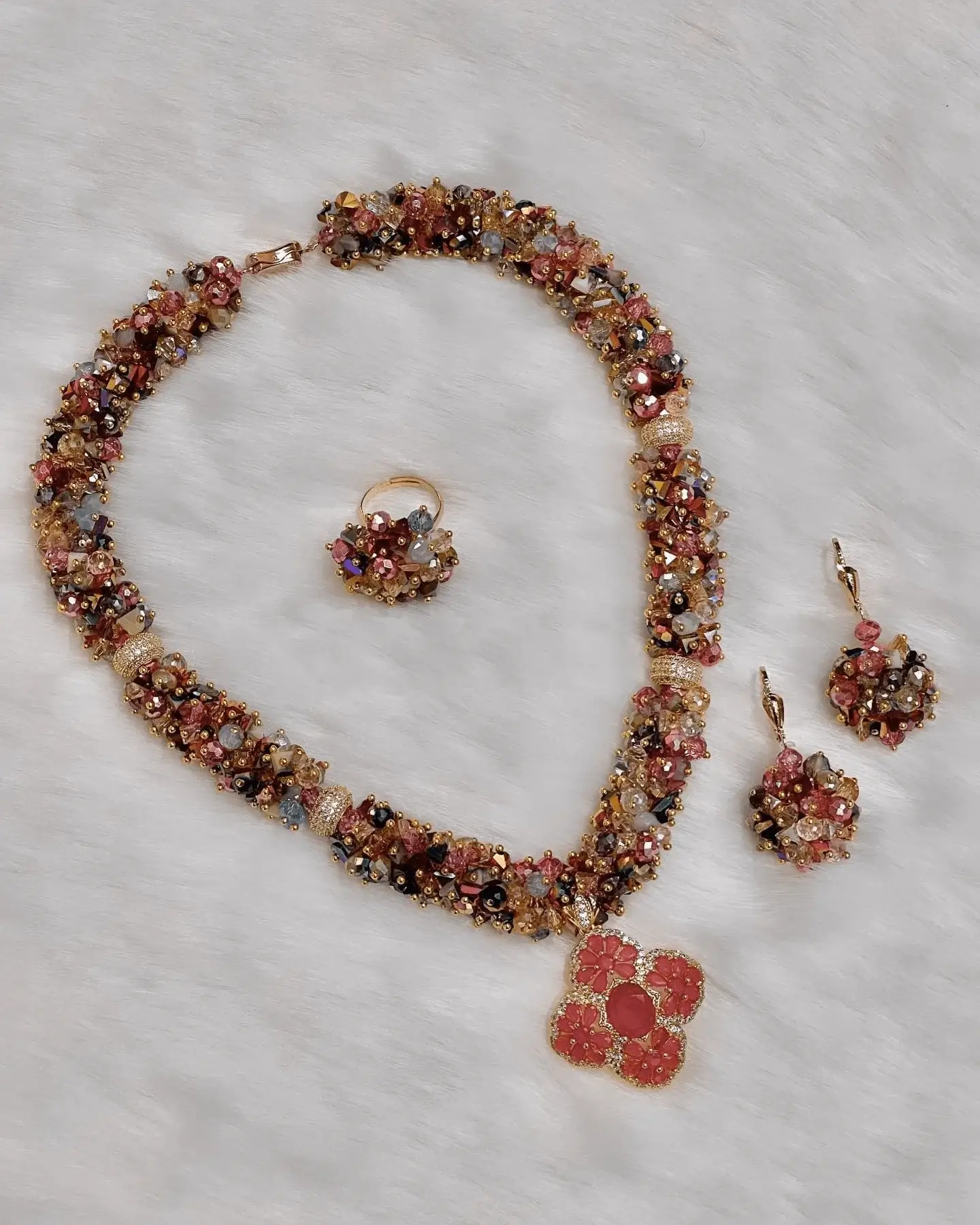 Metal Necklace For Women, Jewelry accessories Set. - Image 2